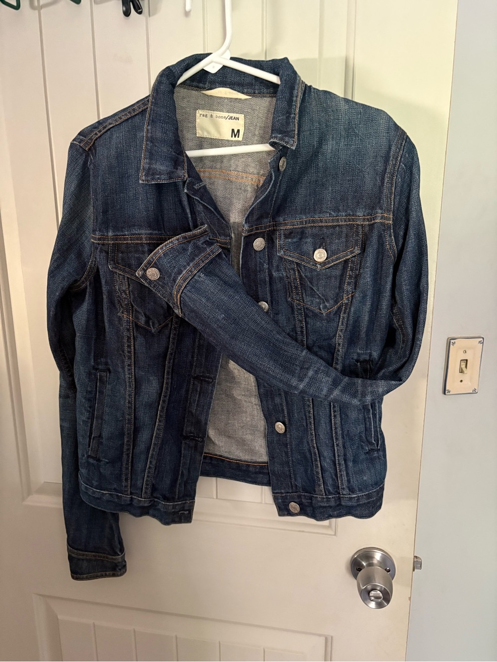 rag & bone Blue Denim Jacket